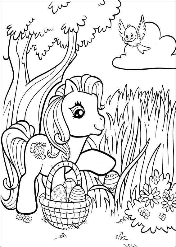 Coloring page: My Little Pony (Cartoons) #41914 - Free Printable Coloring Pages