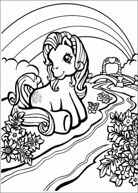 Coloring page: My Little Pony (Cartoons) #41920 - Free Printable Coloring Pages