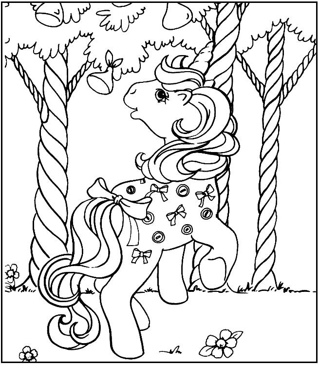 Coloring page: My Little Pony (Cartoons) #41921 - Free Printable Coloring Pages