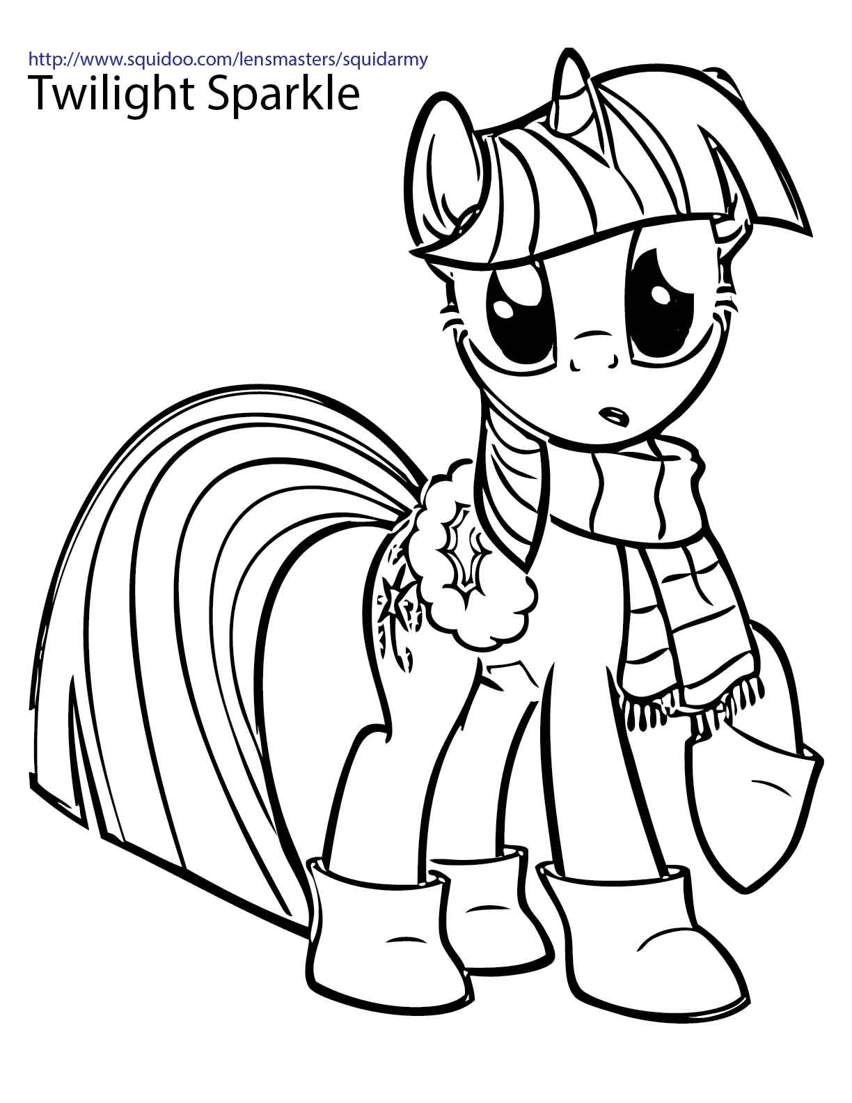 Drawing My Little Pony #41924 (Cartoons) – Printable coloring pages