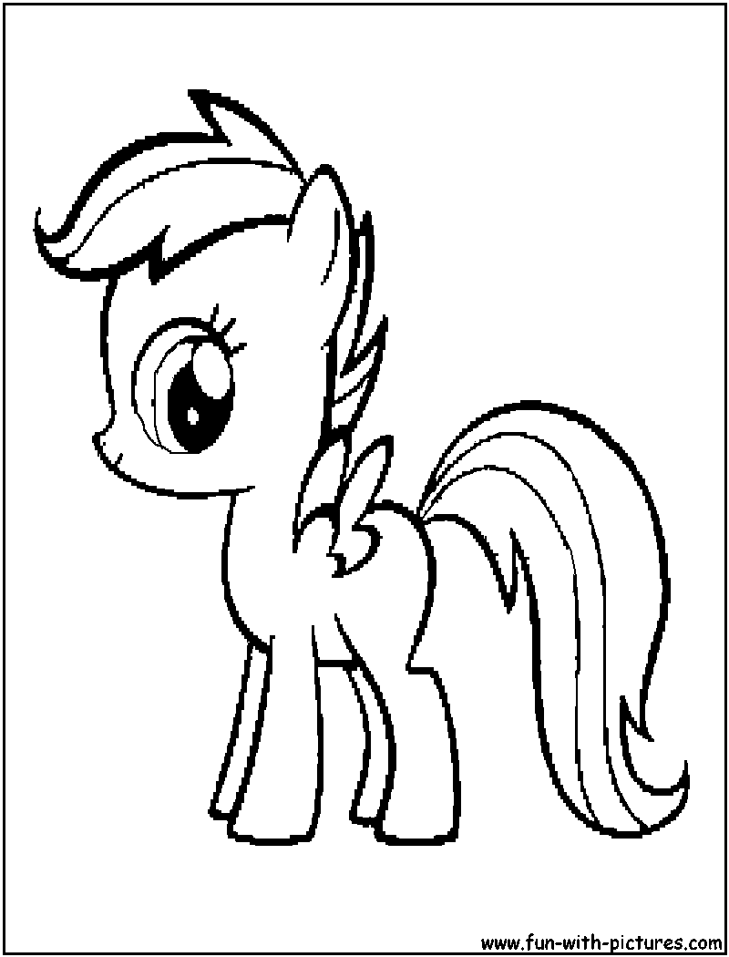 Drawing My Little Pony #41929 (Cartoons) – Printable coloring pages
