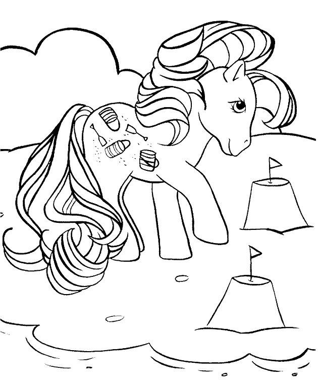 Coloring page: My Little Pony (Cartoons) #41934 - Free Printable Coloring Pages