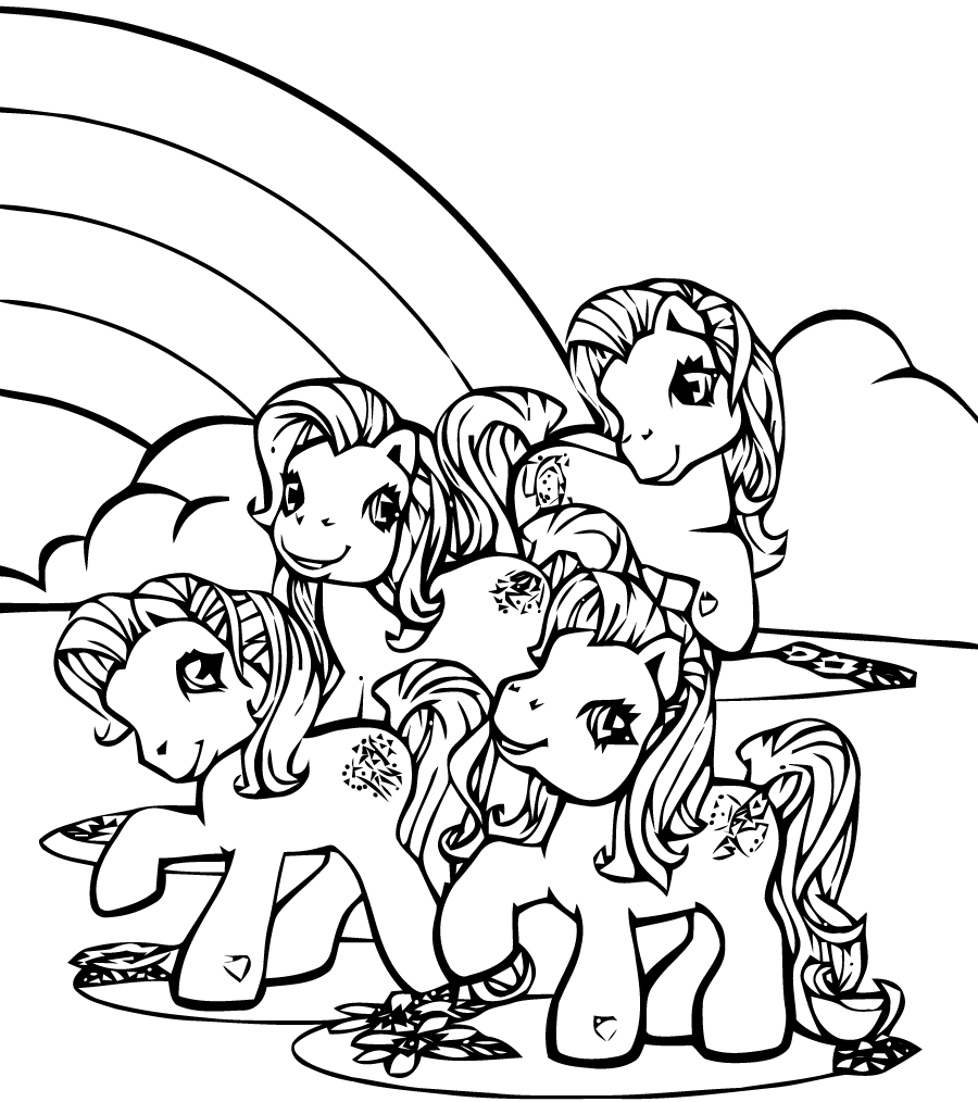 Coloring page: My Little Pony (Cartoons) #41937 - Free Printable Coloring Pages