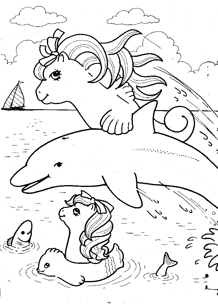 Coloring page: My Little Pony (Cartoons) #41939 - Free Printable Coloring Pages