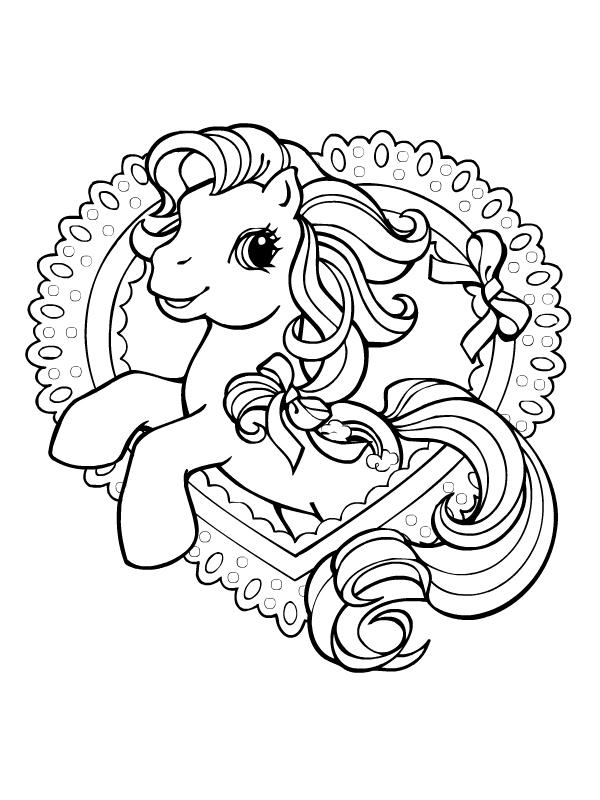 Coloring page: My Little Pony (Cartoons) #41945 - Free Printable Coloring Pages