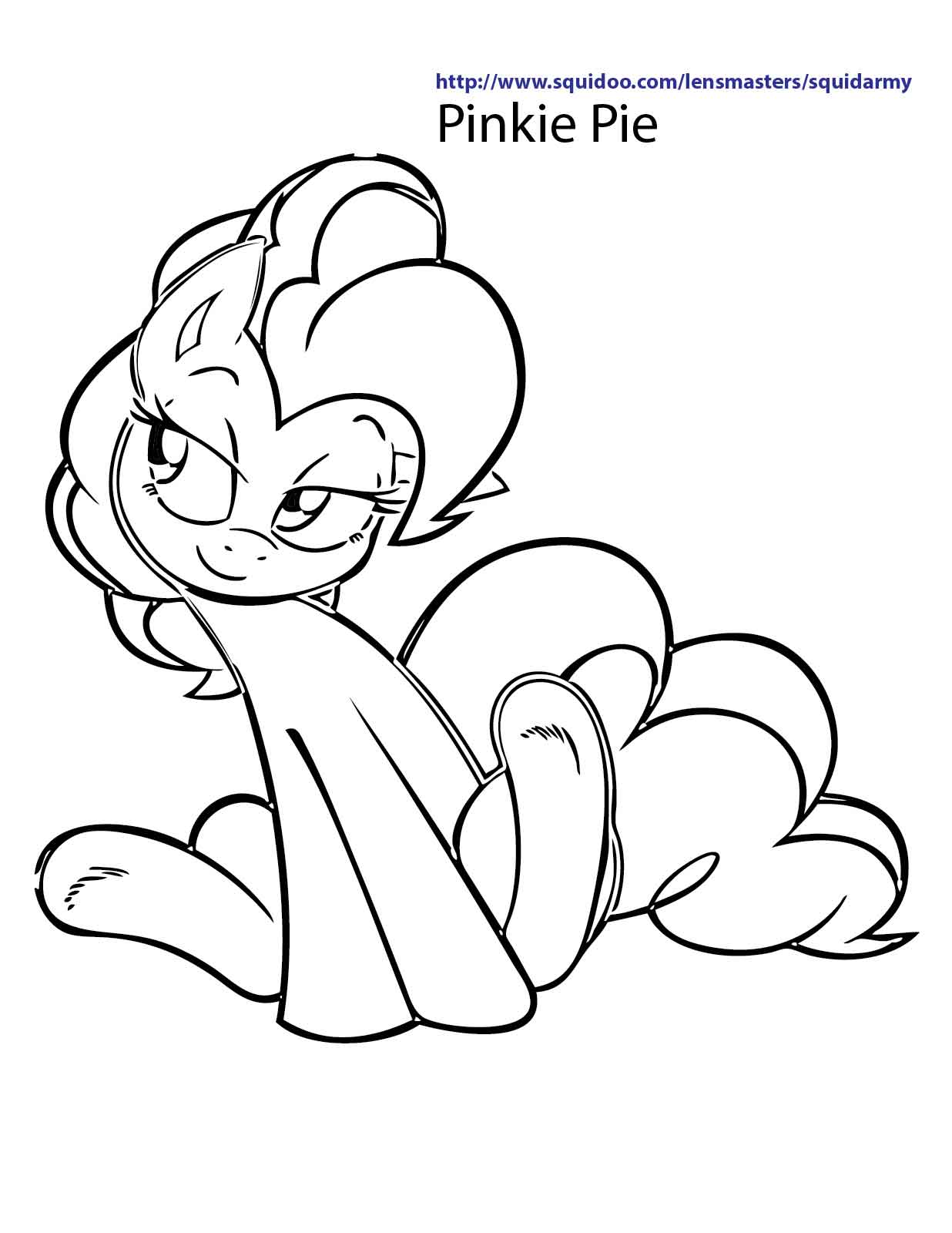 pinkie pie equestria coloring pages