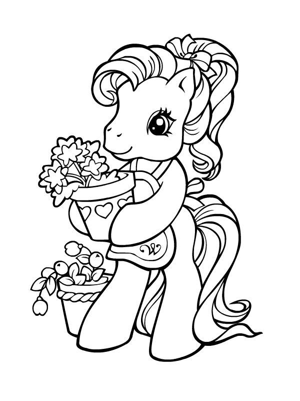 Coloring page: My Little Pony (Cartoons) #41950 - Free Printable Coloring Pages