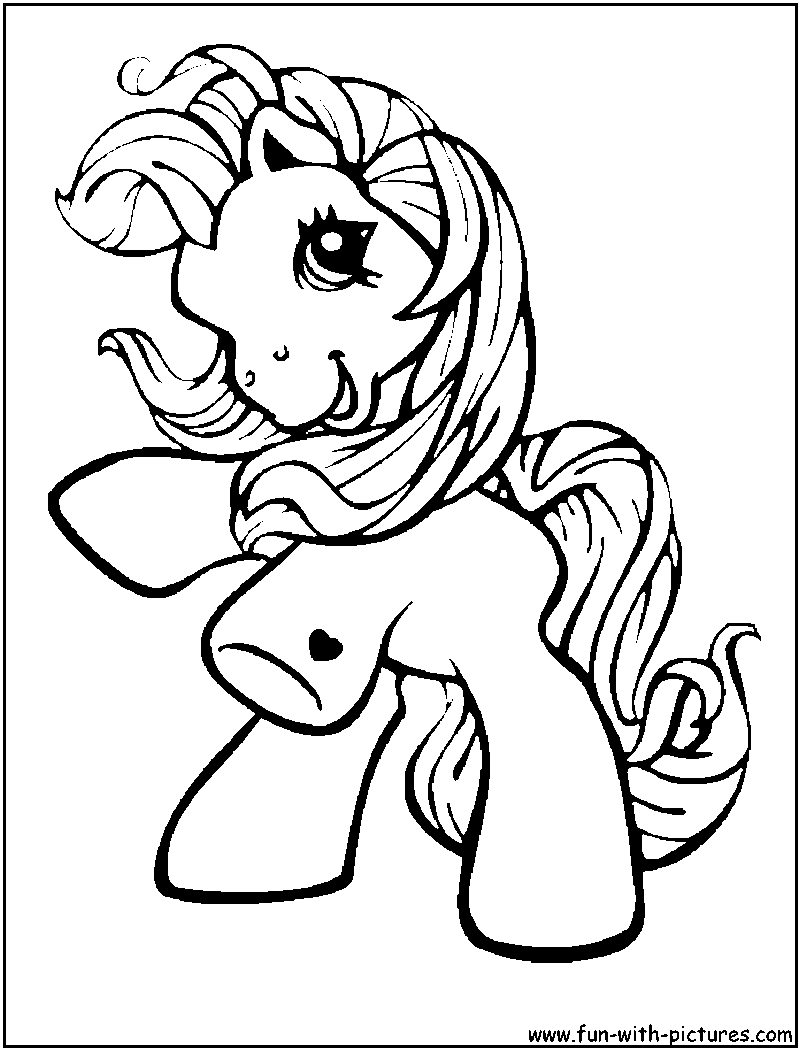 Drawing My Little Pony 21 Cartoons – Printable coloring pages