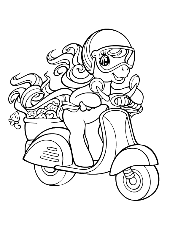 Coloring page: My Little Pony (Cartoons) #41967 - Free Printable Coloring Pages