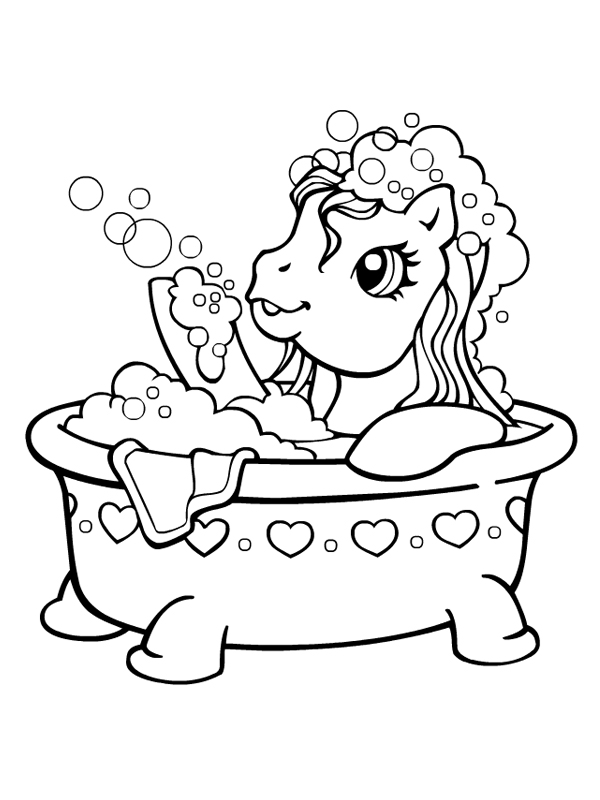Coloring page: My Little Pony (Cartoons) #41982 - Free Printable Coloring Pages