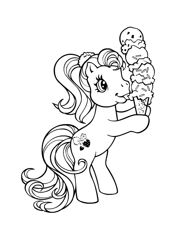 Coloring page: My Little Pony (Cartoons) #41986 - Free Printable Coloring Pages