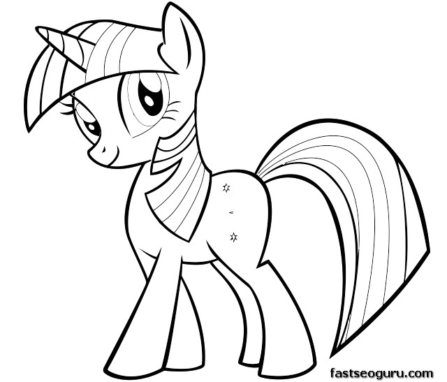 Coloring page: My Little Pony (Cartoons) #41987 - Free Printable Coloring Pages