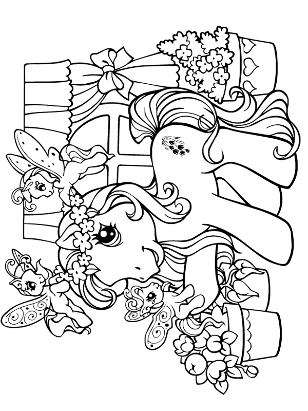 Coloring page: My Little Pony (Cartoons) #41989 - Free Printable Coloring Pages