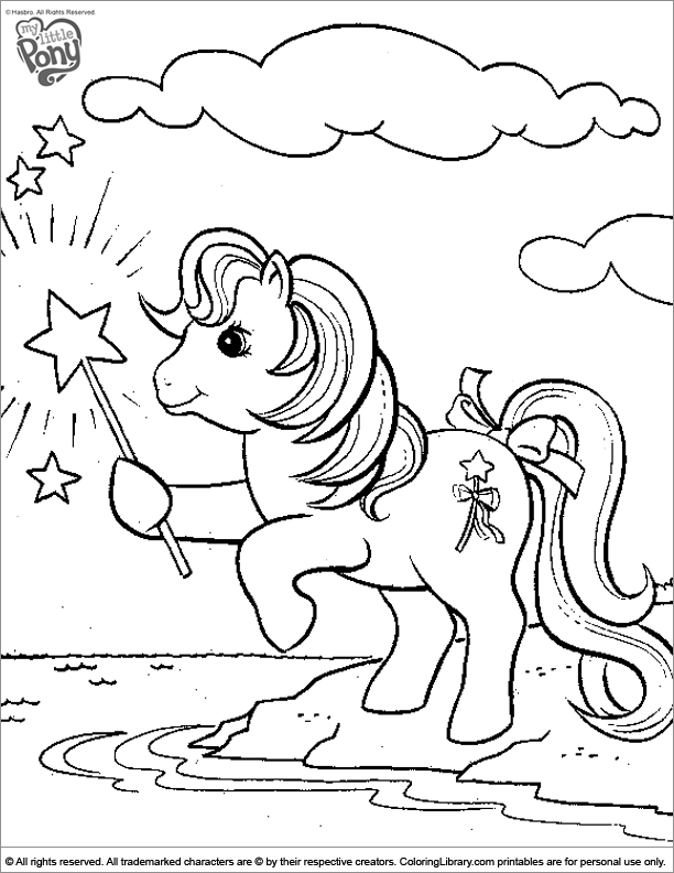 Coloring page: My Little Pony (Cartoons) #41991 - Free Printable Coloring Pages