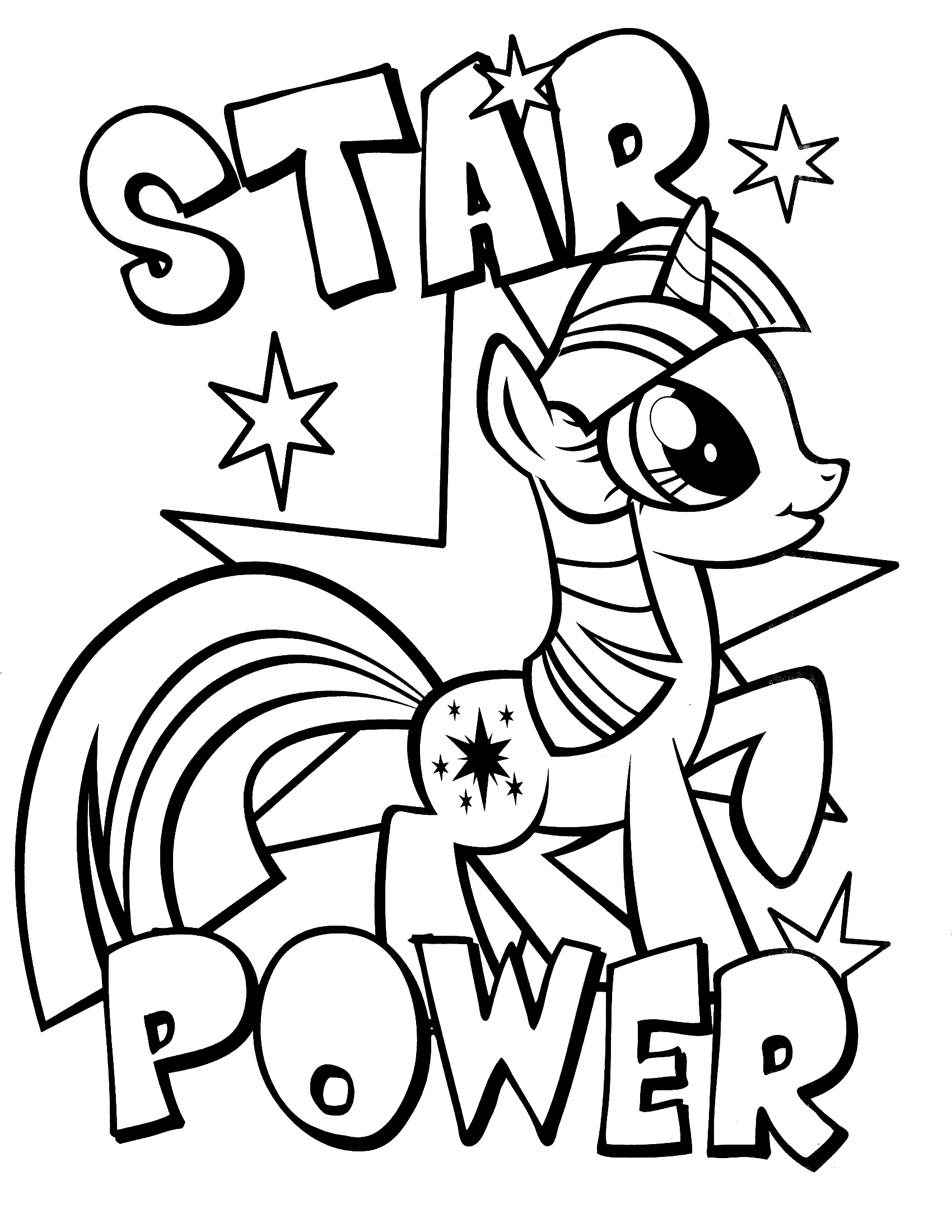 My Little Pony #128 (Cartoons) Printable coloring pages