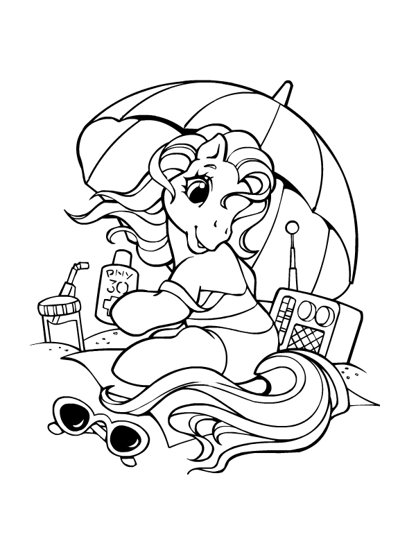 Coloring page: My Little Pony (Cartoons) #41995 - Free Printable Coloring Pages