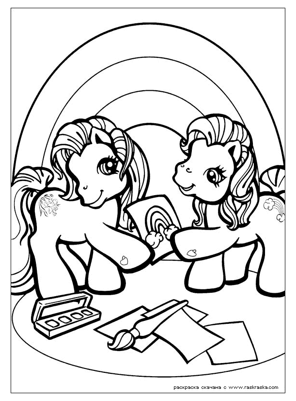 Coloring page: My Little Pony (Cartoons) #42015 - Free Printable Coloring Pages