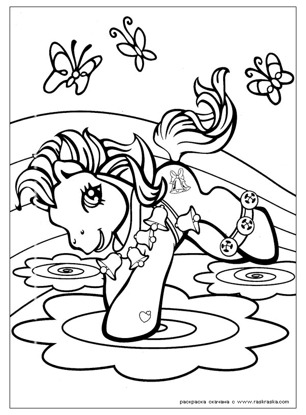 Coloring page: My Little Pony (Cartoons) #42029 - Free Printable Coloring Pages