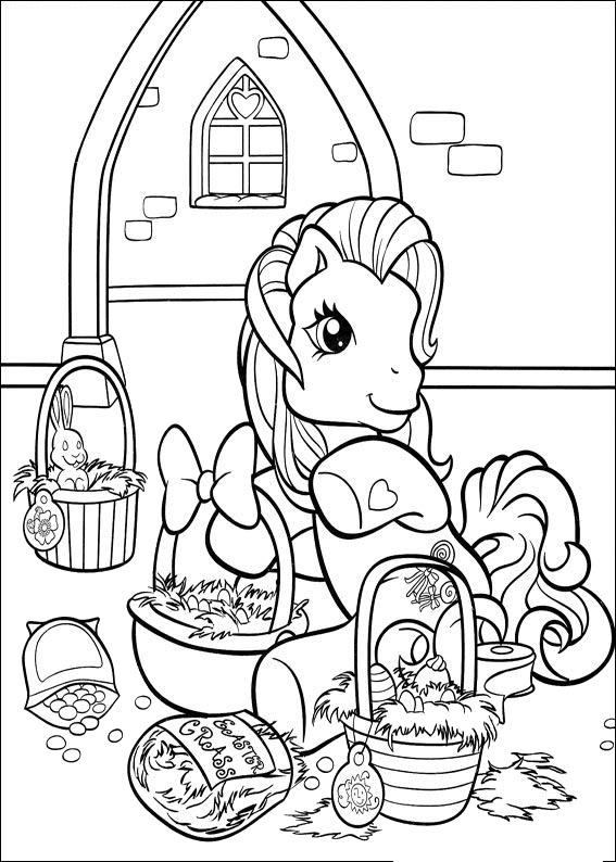 Coloring page: My Little Pony (Cartoons) #42035 - Free Printable Coloring Pages