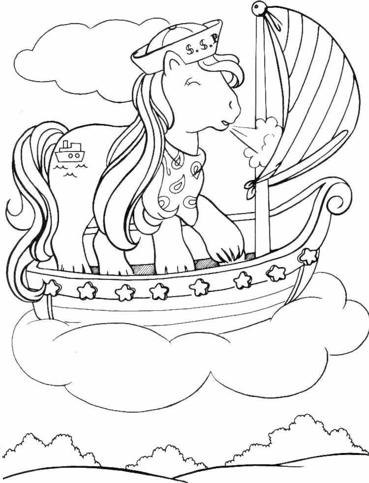 Coloring page: My Little Pony (Cartoons) #42038 - Free Printable Coloring Pages