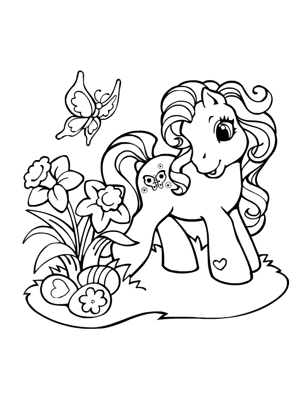 Coloring page: My Little Pony (Cartoons) #42046 - Free Printable Coloring Pages