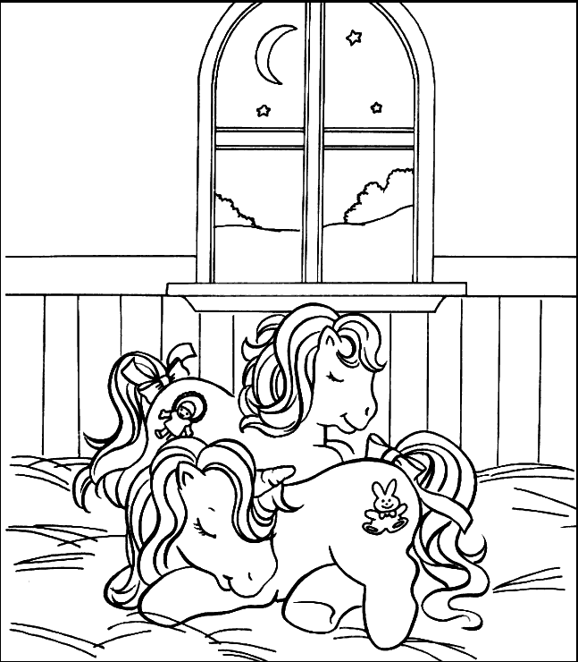 Coloring page: My Little Pony (Cartoons) #42051 - Free Printable Coloring Pages