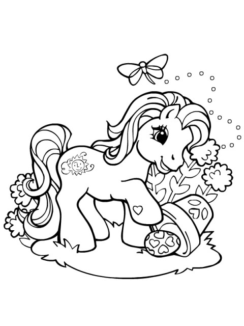 Coloring page: My Little Pony (Cartoons) #42055 - Free Printable Coloring Pages