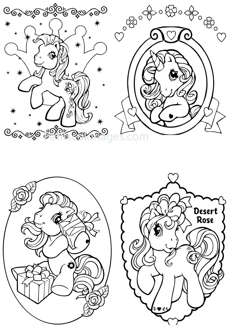 Coloring page: My Little Pony (Cartoons) #42065 - Free Printable Coloring Pages