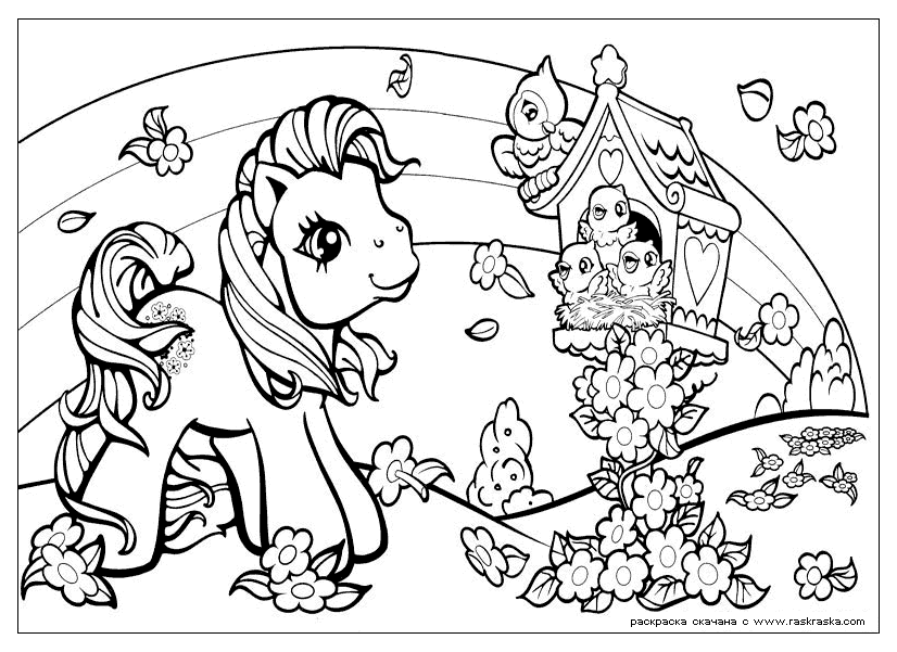 Coloring page: My Little Pony (Cartoons) #42072 - Free Printable Coloring Pages