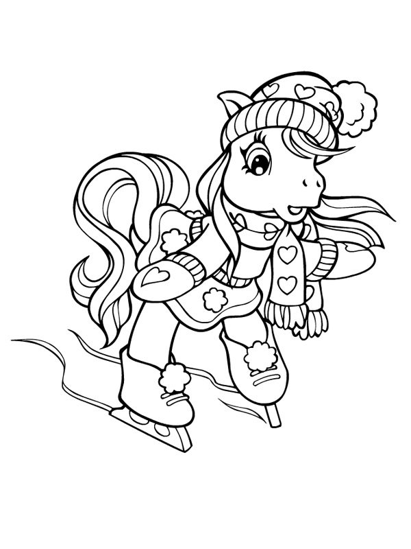 Coloring page: My Little Pony (Cartoons) #42073 - Free Printable Coloring Pages