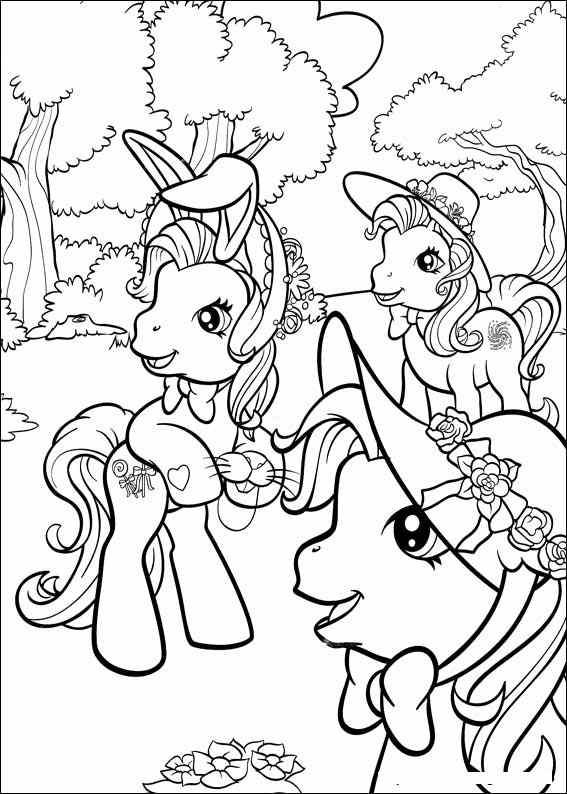 Coloring page: My Little Pony (Cartoons) #42074 - Free Printable Coloring Pages