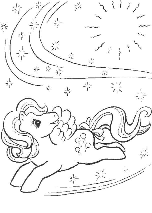 Coloring page: My Little Pony (Cartoons) #42077 - Free Printable Coloring Pages