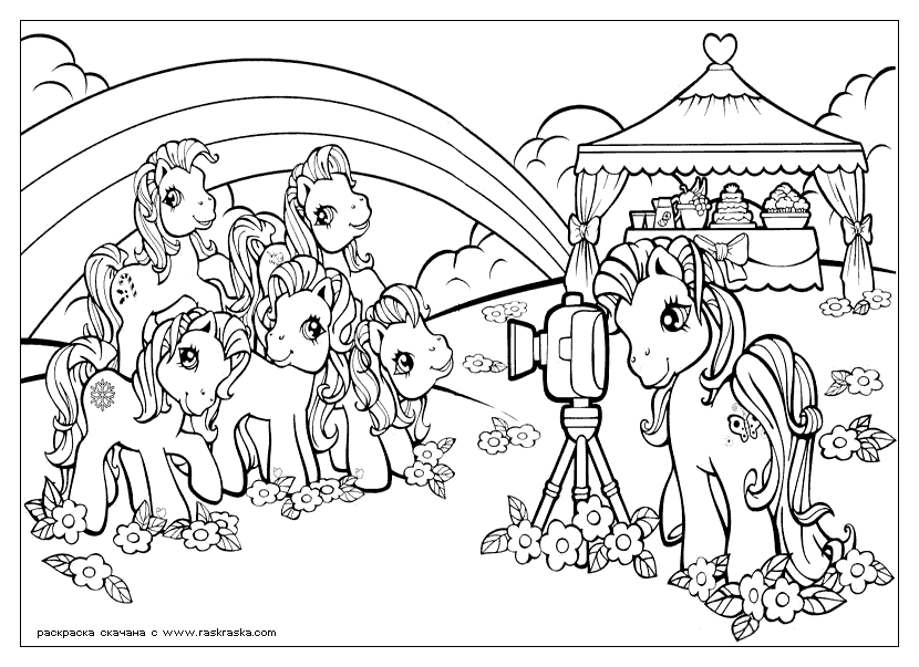 Coloring page: My Little Pony (Cartoons) #42080 - Free Printable Coloring Pages