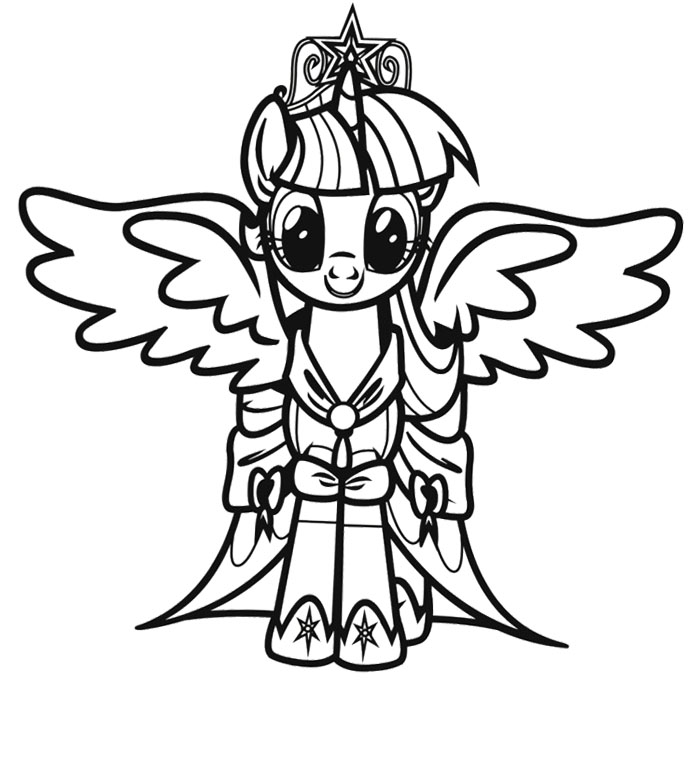 Coloring page: My Little Pony (Cartoons) #42085 - Free Printable Coloring Pages