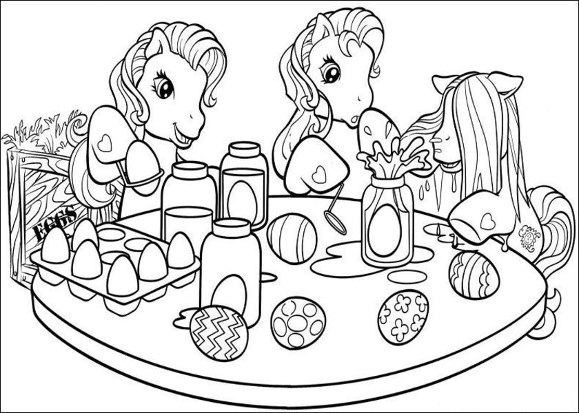 Coloring page: My Little Pony (Cartoons) #42086 - Free Printable Coloring Pages