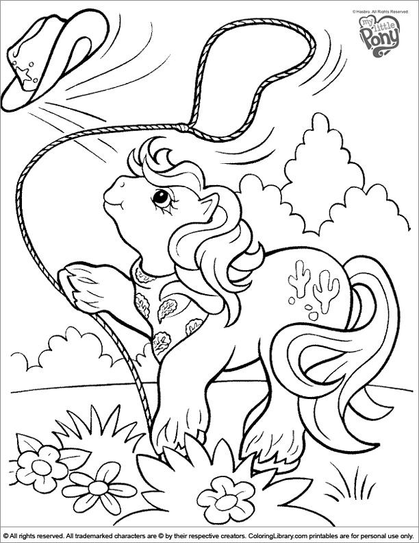 Coloring page: My Little Pony (Cartoons) #42094 - Free Printable Coloring Pages