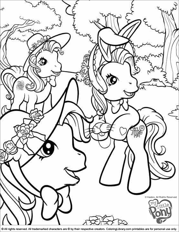 My Little Pony #218 (Cartoons) – Printable coloring pages