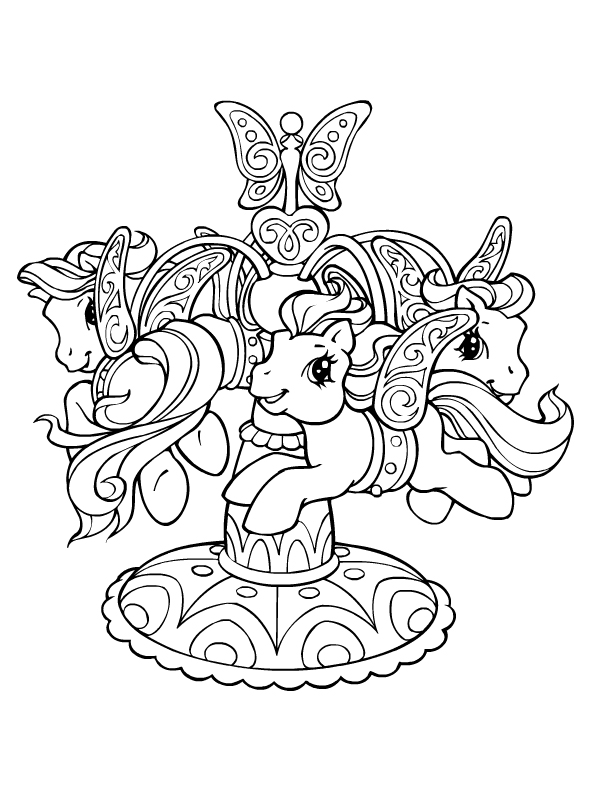 Coloring page: My Little Pony (Cartoons) #42111 - Free Printable Coloring Pages