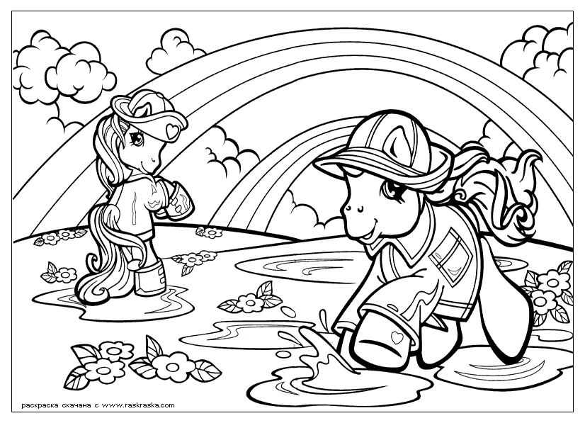 Coloring page: My Little Pony (Cartoons) #42117 - Free Printable Coloring Pages