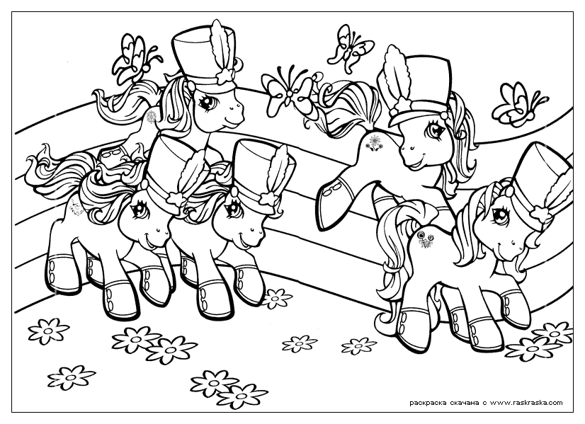 Coloring page: My Little Pony (Cartoons) #42118 - Free Printable Coloring Pages