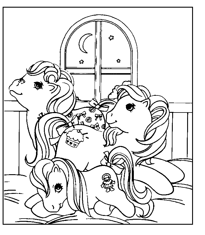 Coloring page: My Little Pony (Cartoons) #42124 - Free Printable Coloring Pages