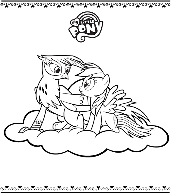 Coloring page: My Little Pony (Cartoons) #42126 - Free Printable Coloring Pages