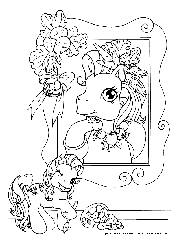 Coloring page: My Little Pony (Cartoons) #42128 - Free Printable Coloring Pages