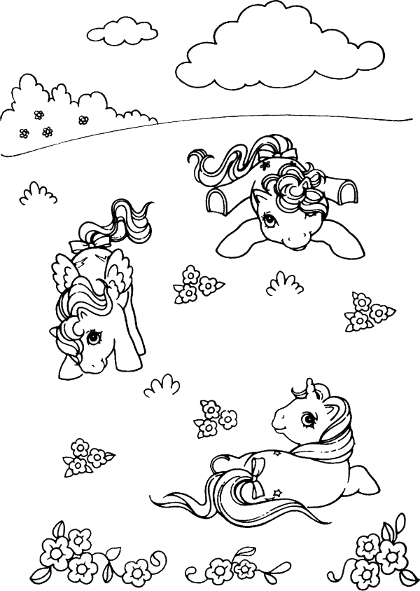 Coloring page: My Little Pony (Cartoons) #42129 - Free Printable Coloring Pages