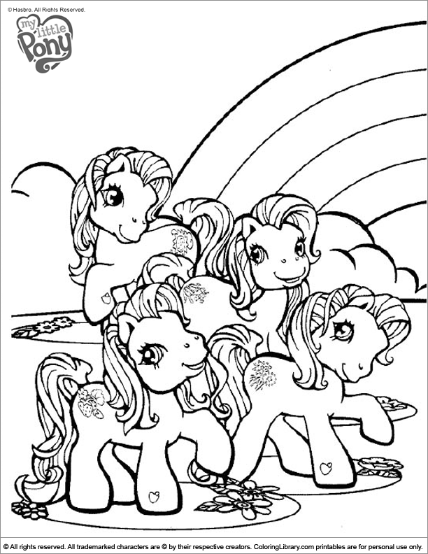 Coloring page: My Little Pony (Cartoons) #42130 - Free Printable Coloring Pages