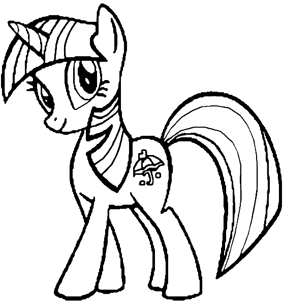 Coloring page: My Little Pony (Cartoons) #42136 - Free Printable Coloring Pages