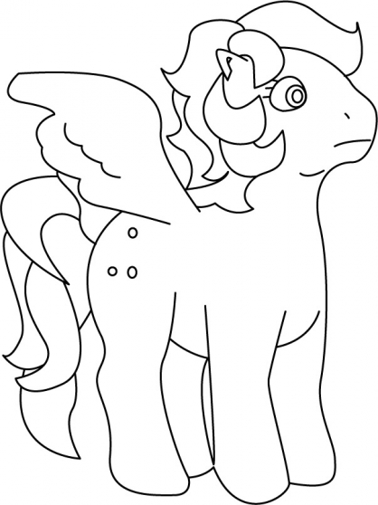 Coloring page: My Little Pony (Cartoons) #42137 - Free Printable Coloring Pages