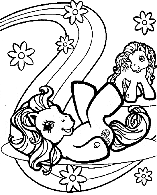 Coloring page: My Little Pony (Cartoons) #42140 - Free Printable Coloring Pages