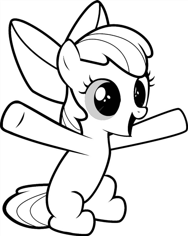 Coloring page: My Little Pony (Cartoons) #42141 - Free Printable Coloring Pages