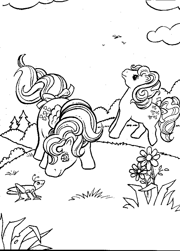 Coloring page: My Little Pony (Cartoons) #42143 - Free Printable Coloring Pages